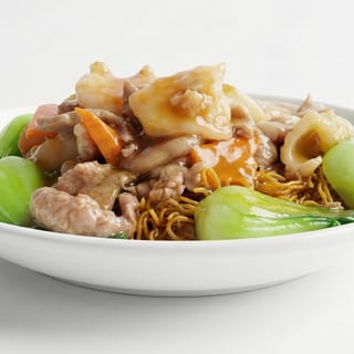 Crispy Golden Noodles - Hong Kong Style